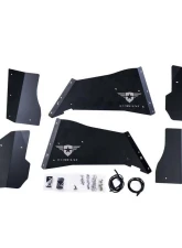 Combat Off Road Aluminum Inner Fender Liners Rear Pair Jeep Wrangler 2007-2018                                     - 15-1069 - Image 3